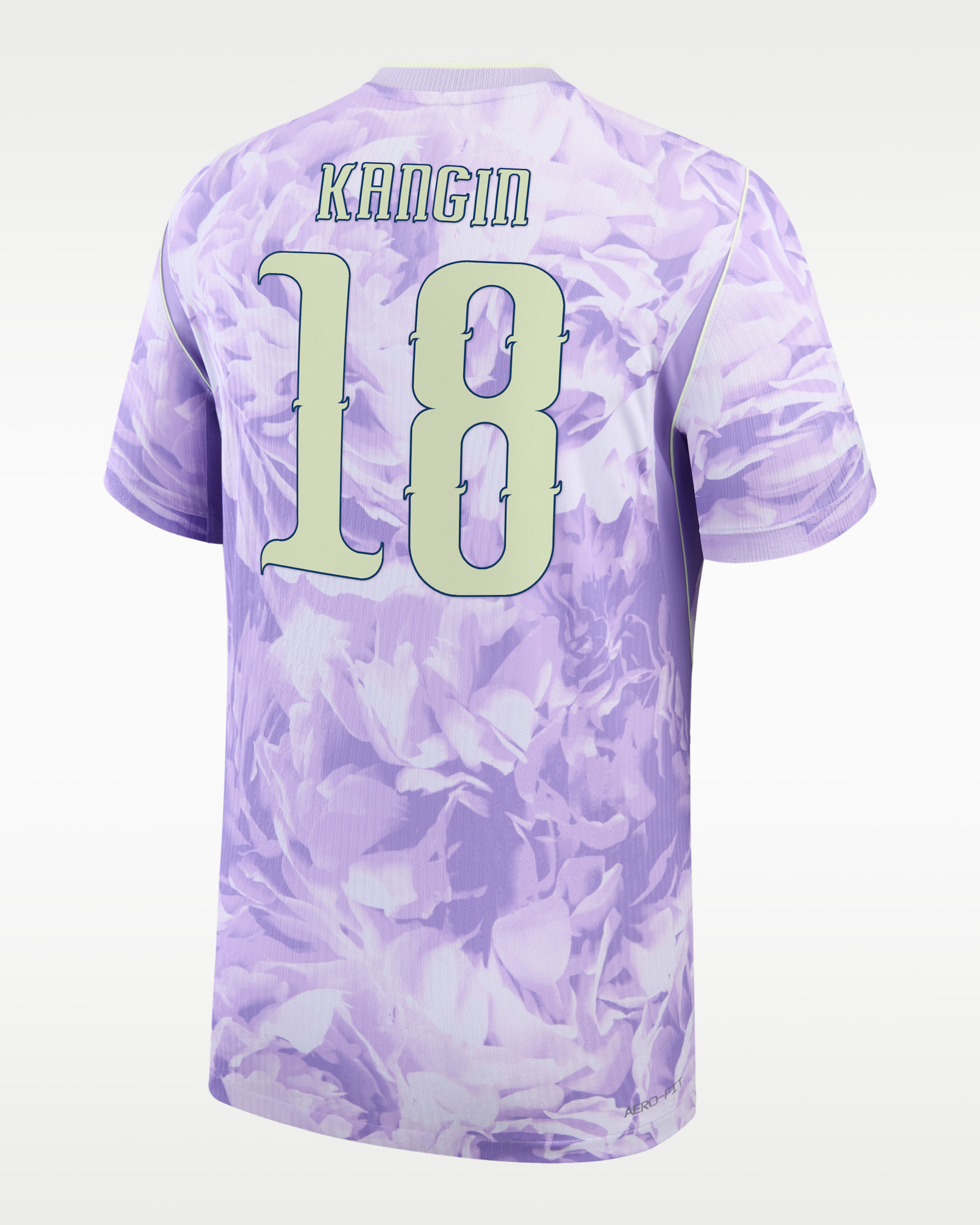Nike EDUN サッカーシャツ 紫 29 Lee Kang-in South Korea National Team 2026 Match Away Men's Nike